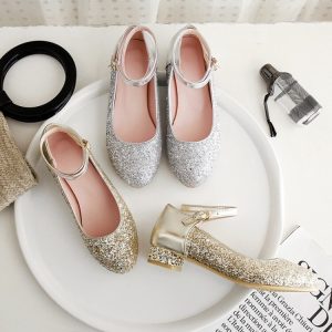 Fashion Flat Shoes Low Heel Round Toe PU Spring 2021 - Style m.html