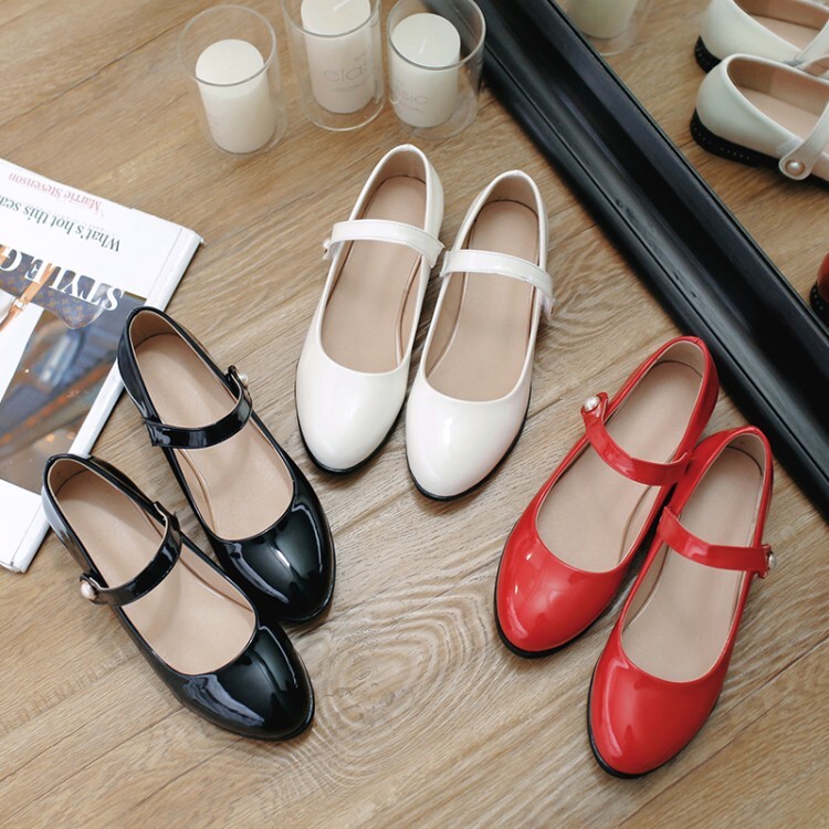 fashion-flat-shoes-round-toe-pu-spring-2021-style-a-html