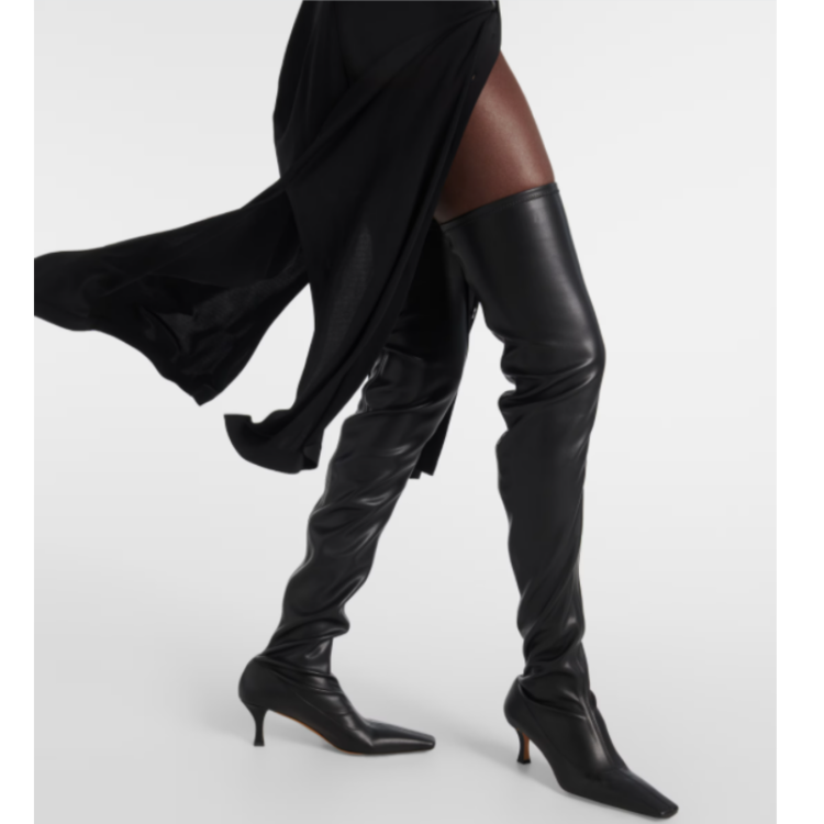 womens-stretch-sock-boots-over-the-knee-high-heel-square-toe-black